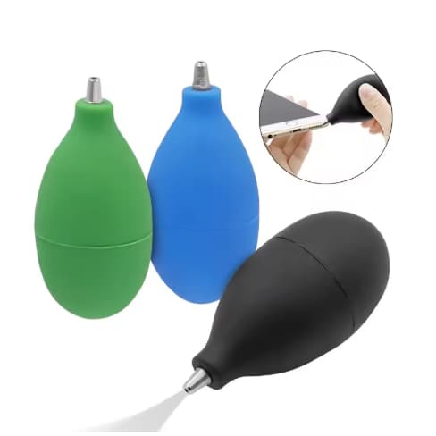 Soprador de poeira manual, mini bomba manual, limpador para limpeza de lente da câmera, circuitos, tablet e celular.