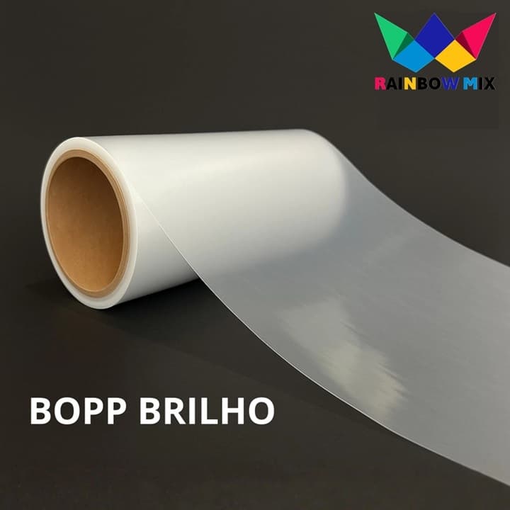 Bopp Brilho Laminação a Quente 10 a 50 Metros x 22cm de Largura