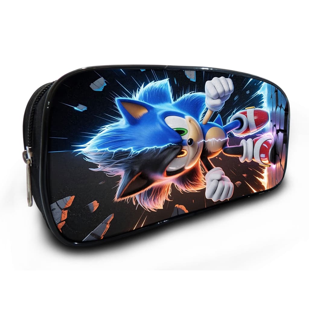 Estojo Escolar Para Lápis Sonic Ouriço Novidade