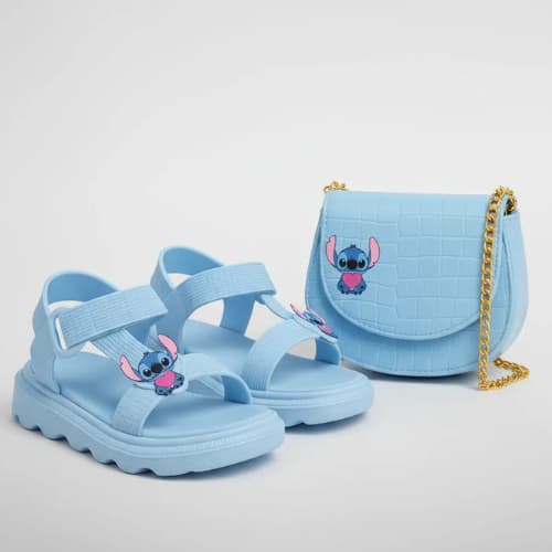 Sandália Infantil Menina Com Bolsinha Confortável Elegante e Estilosa Ótimo Presente Lançamento