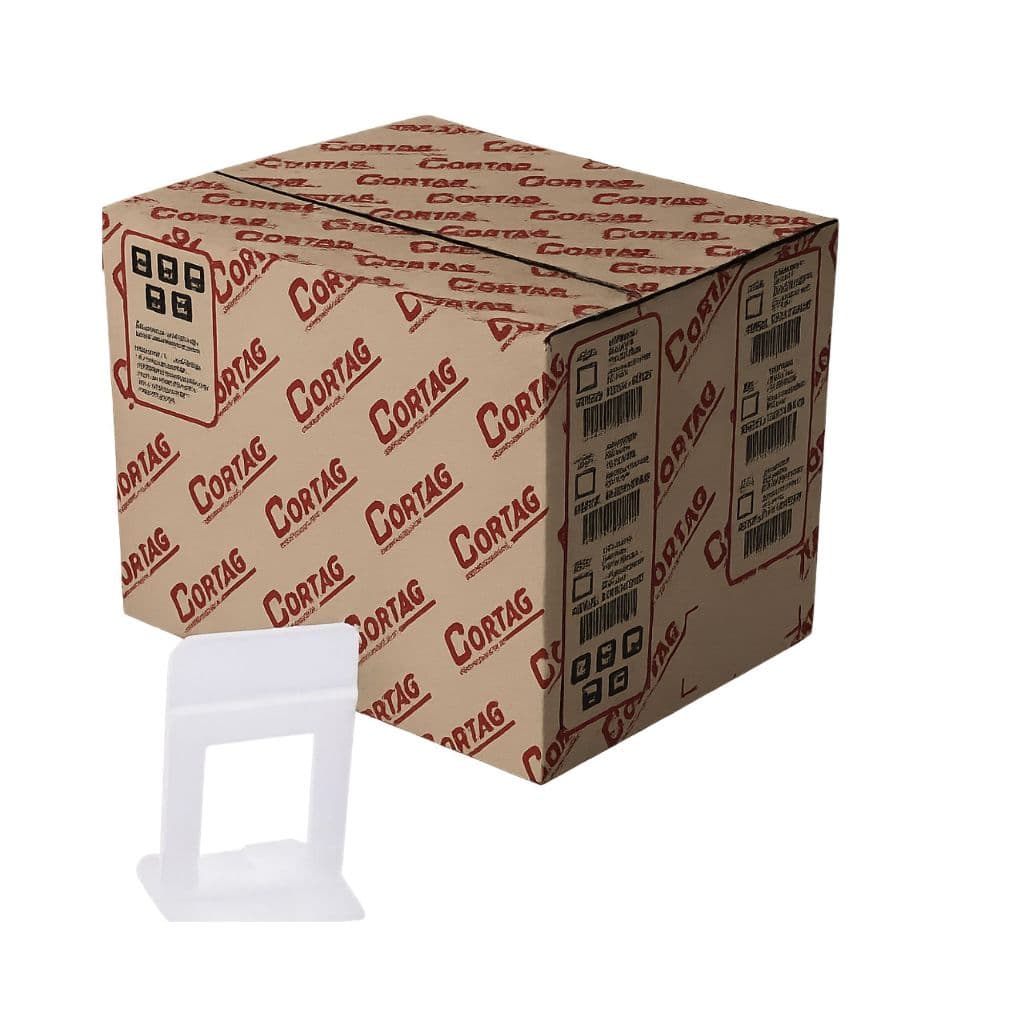 Espaçador Nivelador Slim 1,5mm Caixa com 1000 Peças Para Porcelanato Piso Slim Cortag