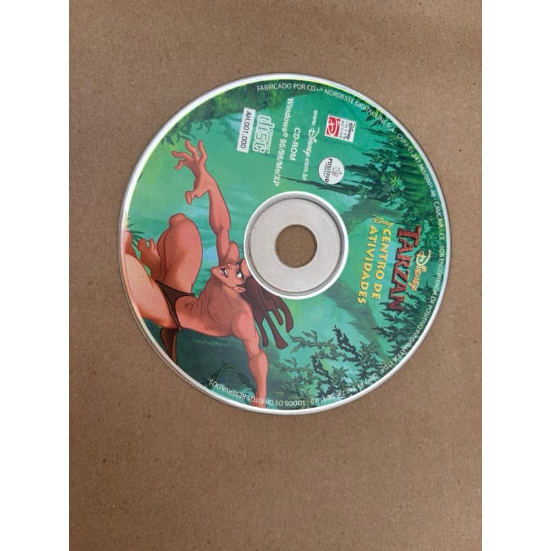 CD-ROM Tarzan Disney - Centro de Atividades Jogo - Positivo