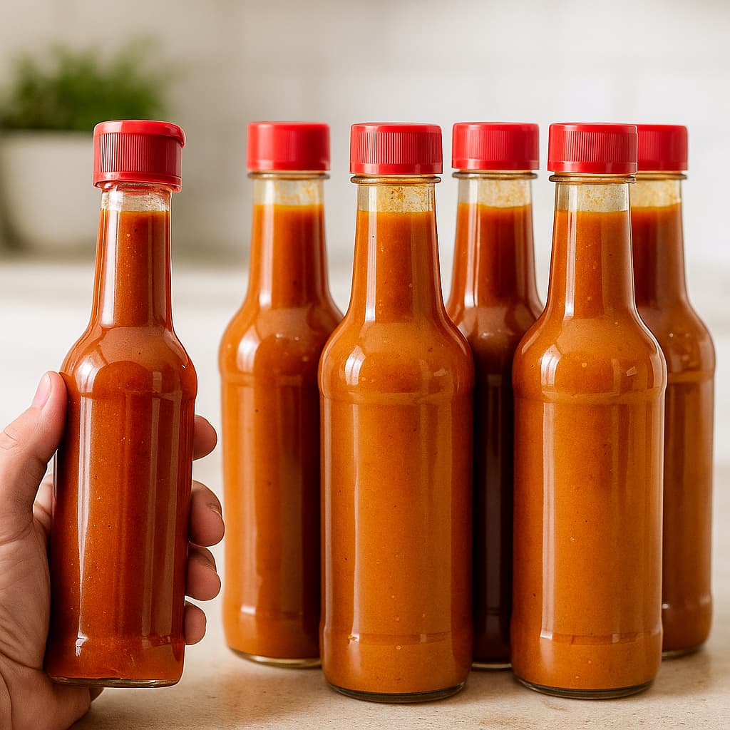 Kit 25 Frascos PET 150ml com Tampa Flip Top Colorida – Ideal para Pimenta, Molhos e Temperos