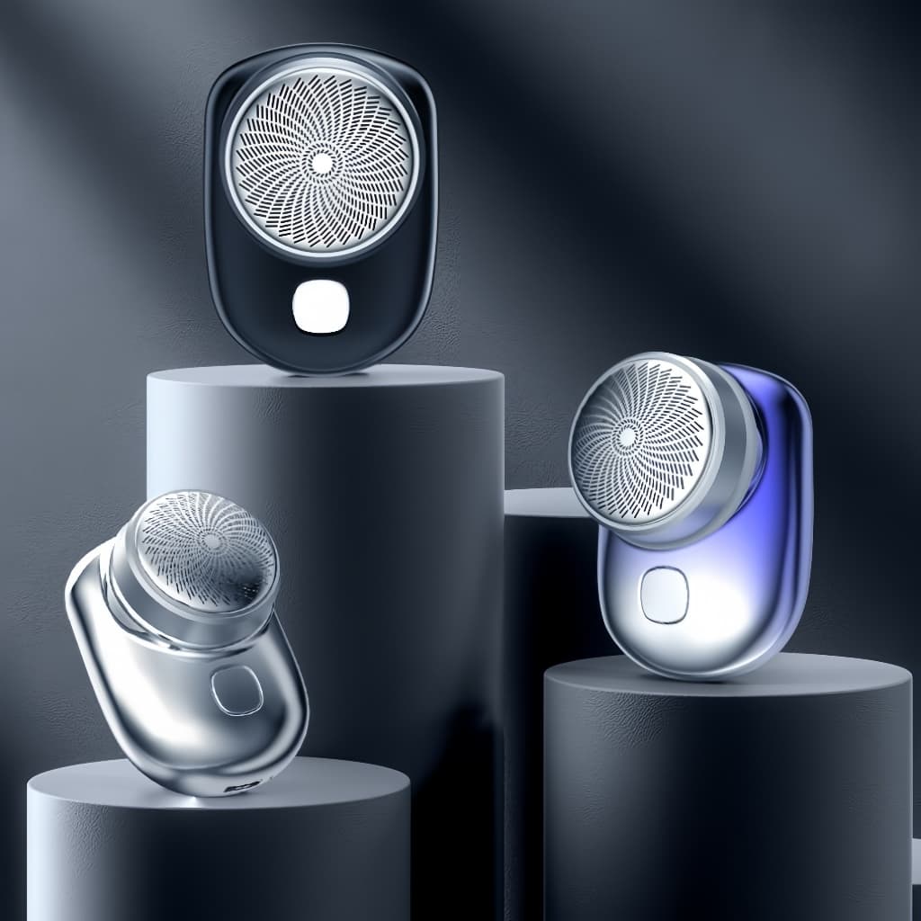 Barbeador EléTrico PortáTil Mini Aparador De Barba Reciprocador CabeçA De Corte RecarregáVel PromoçãO