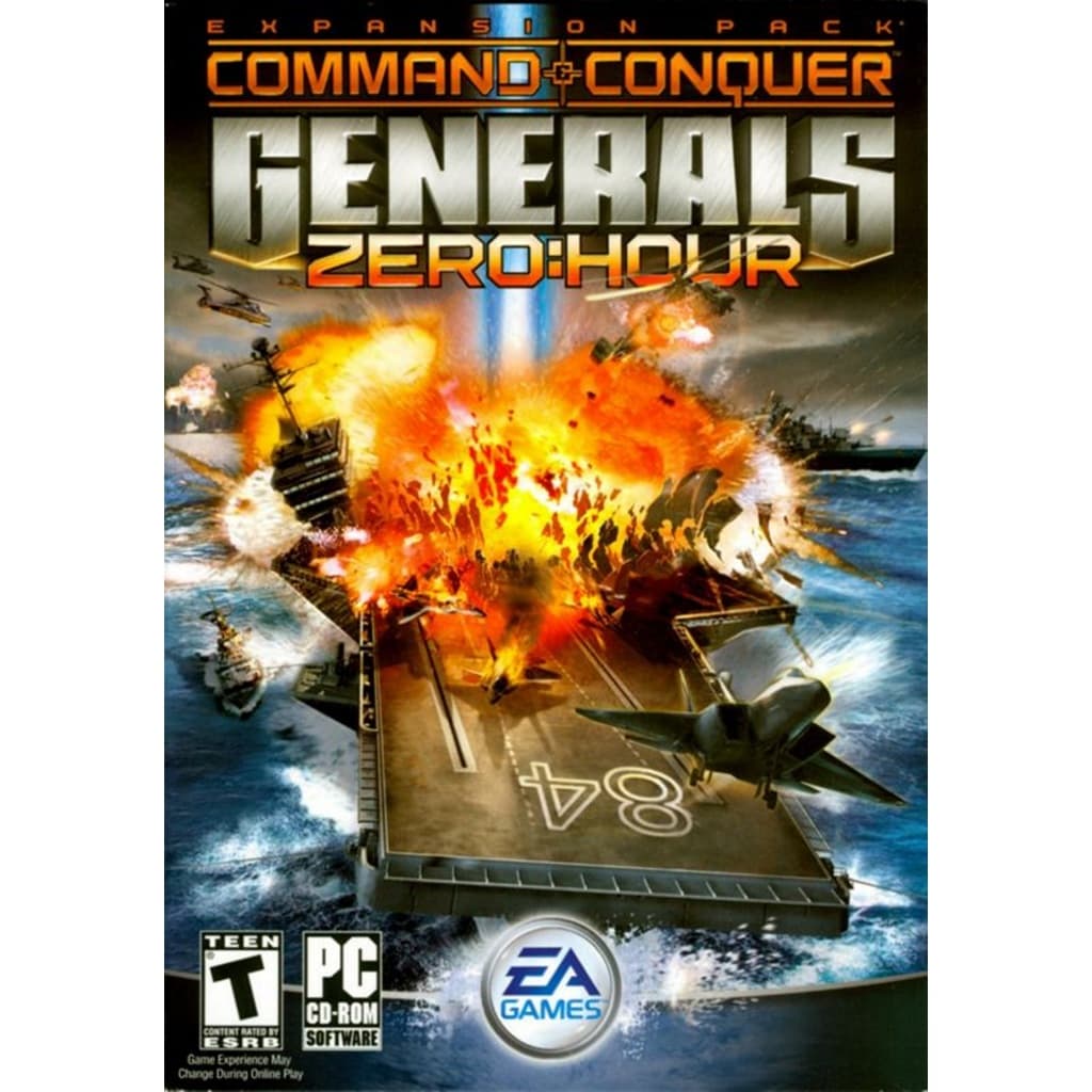 Command & Conquer Generals + Zero Hour - Pc - Mídia Física