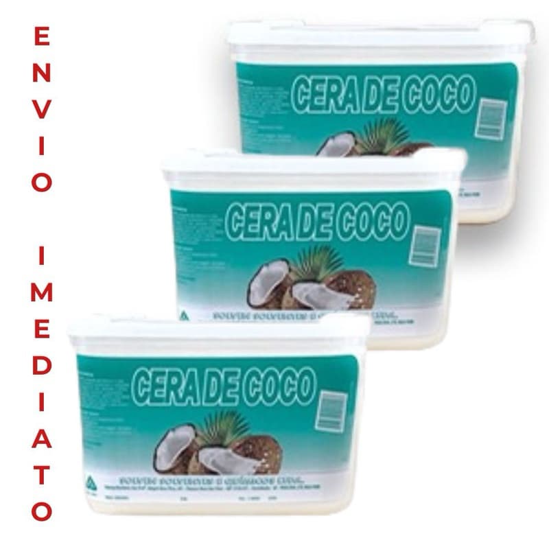 3kg - 2kg - 1kg Cera de Coco Solven para Vela 100% Vegetal