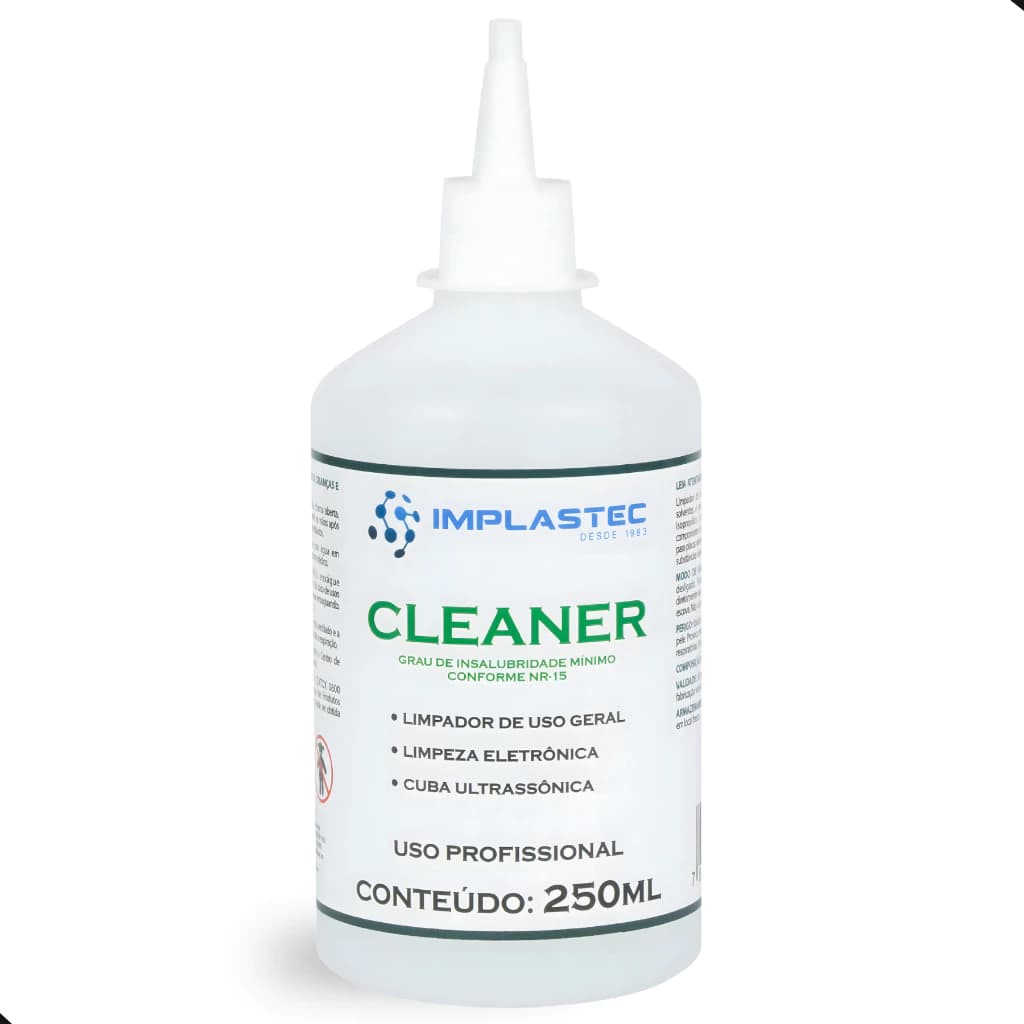 Cleaner Limpador de Uso Geral Implastec - Para Limpeza de Eletrônicos, Placas e Circuitos (Isento de Isopropanol)