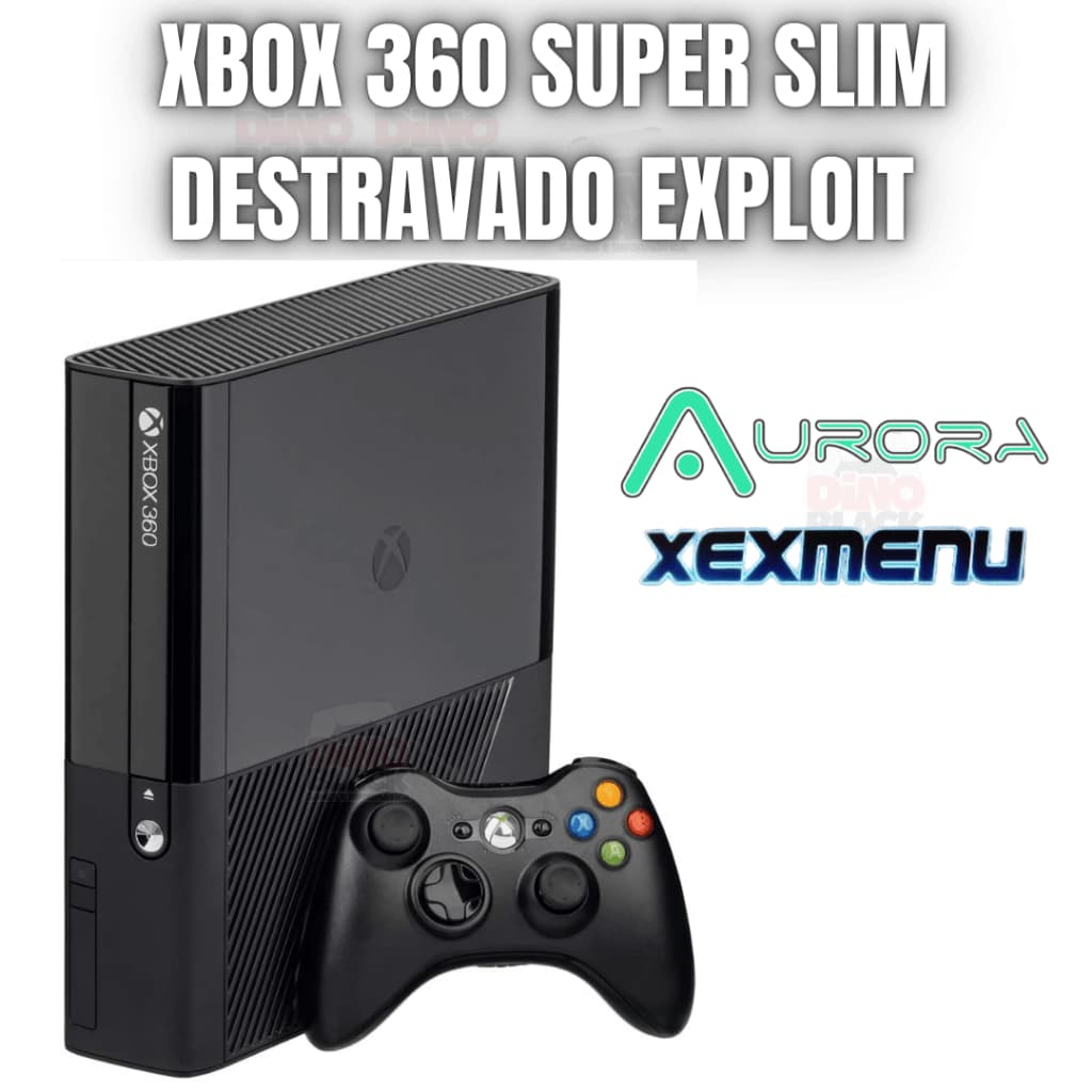 Xbox 360 Super Slim – Desbloqueado Exploit + Jogos à Escolha + Emuladores