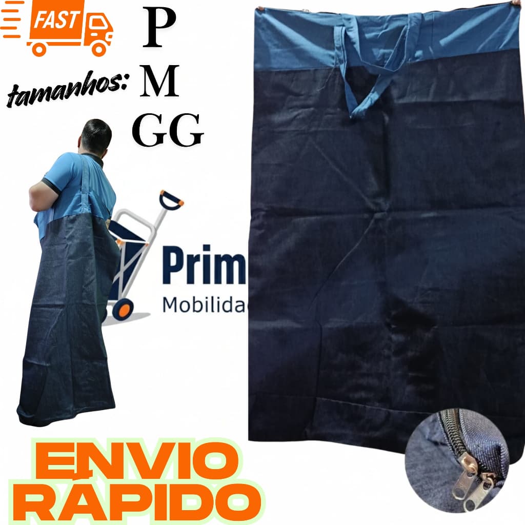 Sacolão Jeans Grosso EXTRA GRANDE P M GG Sacoleira Mudança e viajens