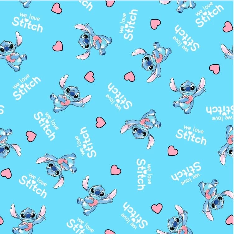 Tecido Cetim Estampado Personagens 127 - 150 de Largura