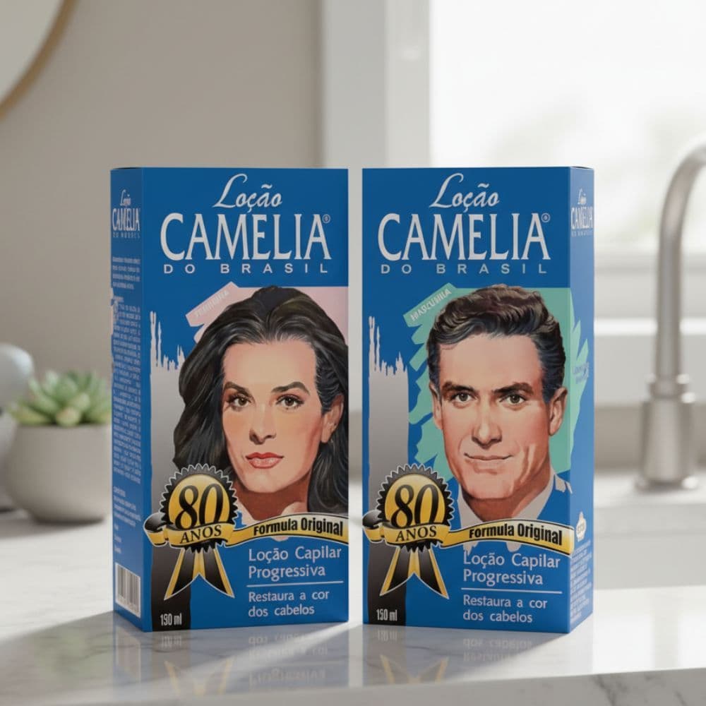 Loção Camélia do Brasil Suissa 140ml Cabelo Restauração Formula Original