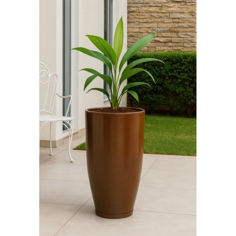 Vasos para Plantas Coluna Luxo 67x35x24 Grande n•4 ( COM PRATO )
