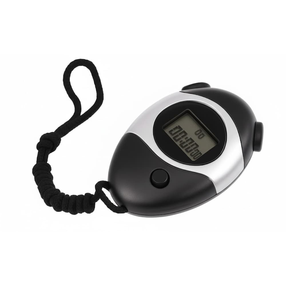 Cronômetro Digital Esportivo Progressivo de Mão Com Relógio Alarme Display LCD Todos os Esportes