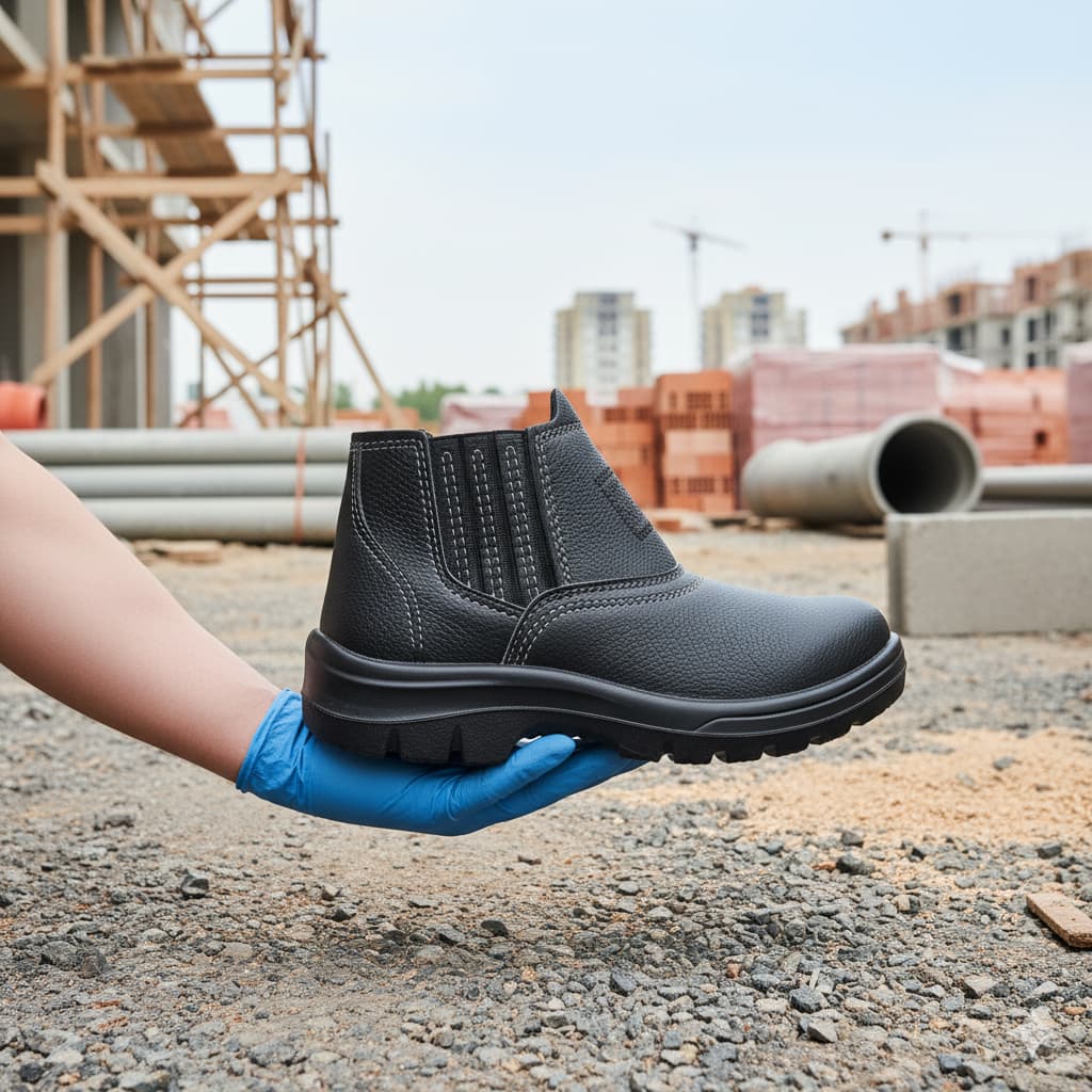 BOTA BOTINA SEGURANÇA COURO CA 17137 UNISEX