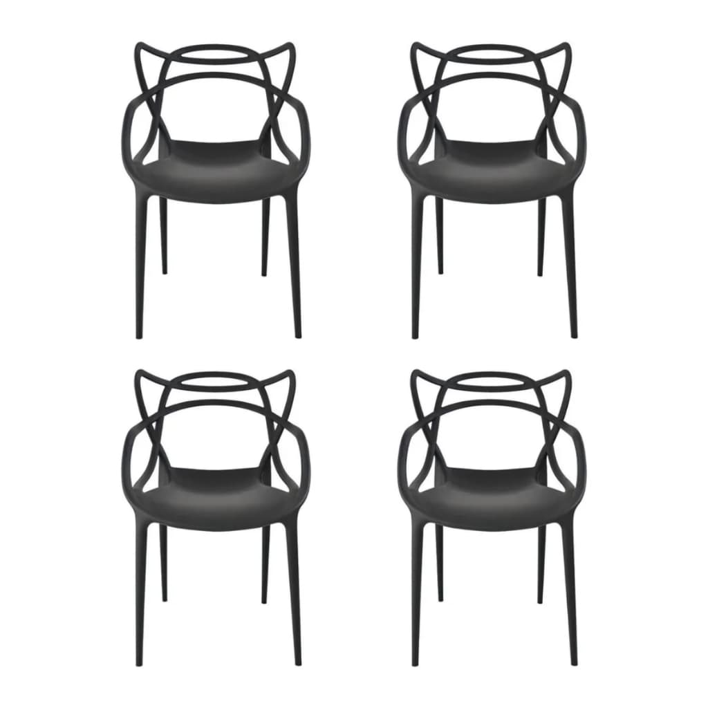 Kit 4 Cadeiras Allegra Jantar Restaurante Bar Igreja Area Gourmet Super Reforçada Premium