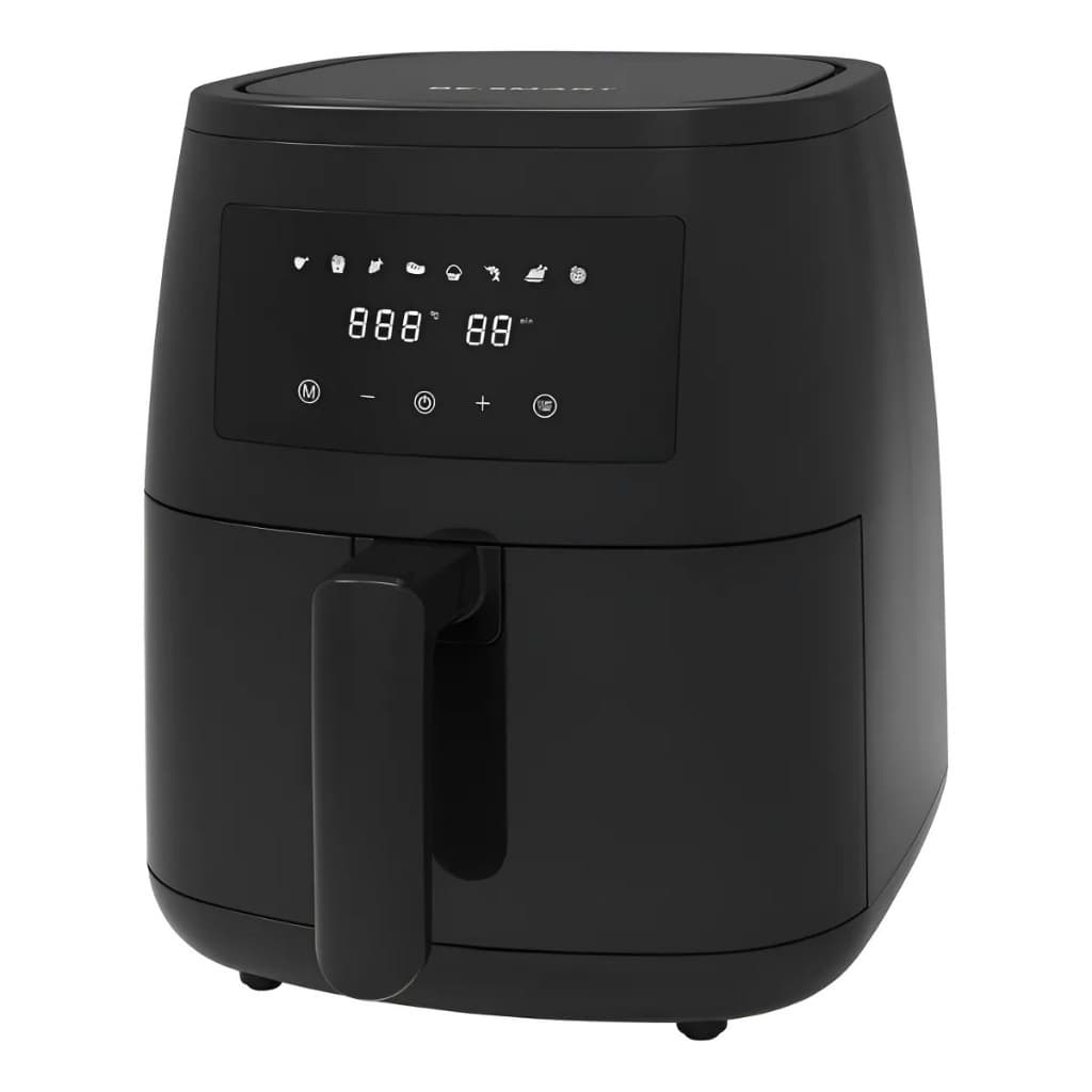 Fritadeira digital Elétrica air fryer  1700w Preto - Be Smart 5 Litros