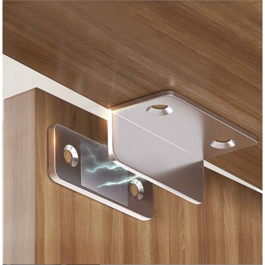 Imã Trava de Armário Porta Gaveta Magnético Sistema de Fechamento para Móveis  MODELO L