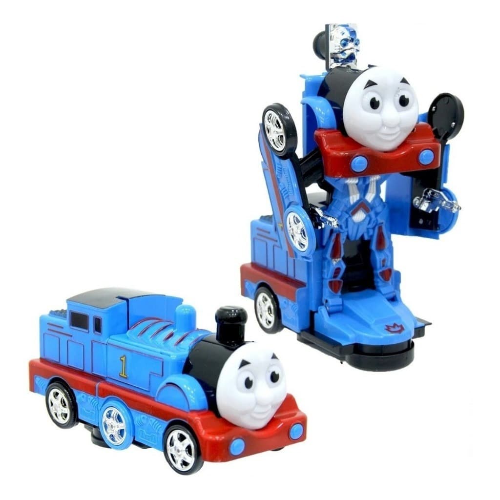 Brinquedo Trem Thomas Transformers Trenzinho Robô Transforms Tomas Musical Interativo Com Som E Luzes