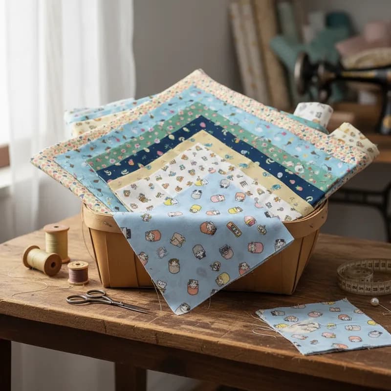 Kit Retalho Tricoline Infantil 50x70 Pack 100% Algodão Leve E Macio