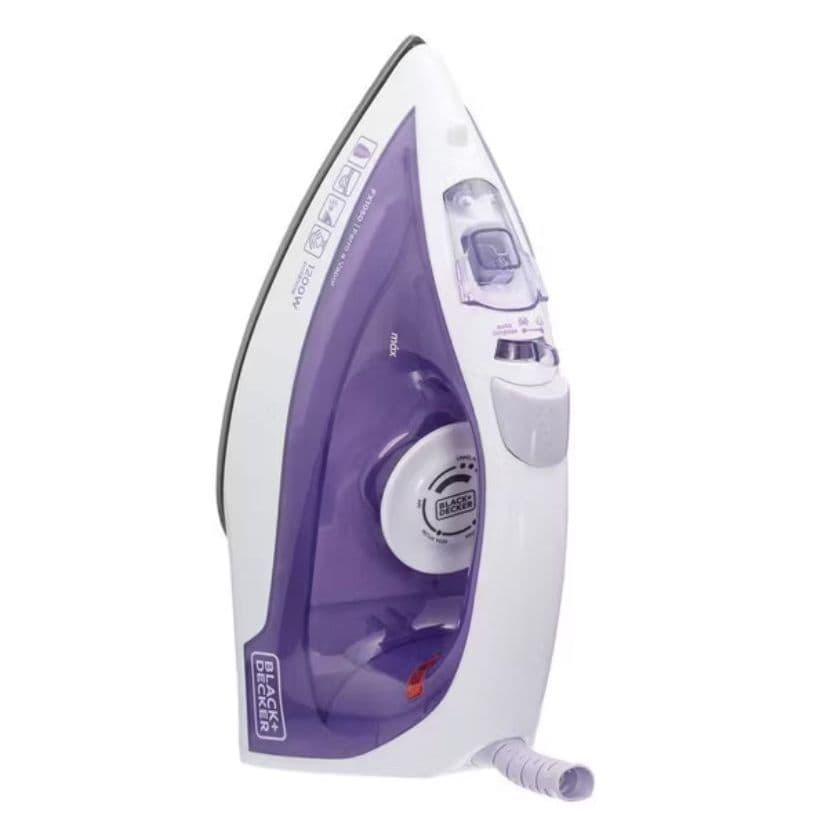 Ferro Passar Roupa A Vapor E Seco 127v Roxo FX1000 Black Decker