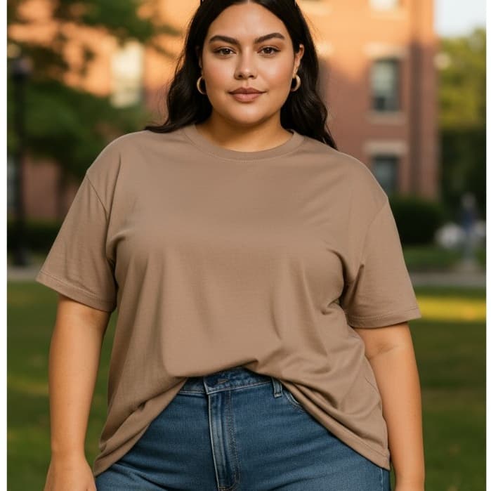 Camiseta Feminina Estilosa Plus Size Moda Feminina