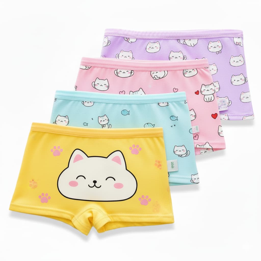 Kit 9 Calcinhas Box Boxer Short Shortinho Importada Microfibra Infantil Criança Juvenil