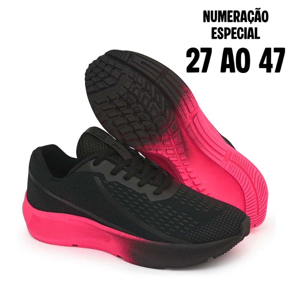 Tênis Esportivo Masculino Confortável Leve Do 27 ao 47