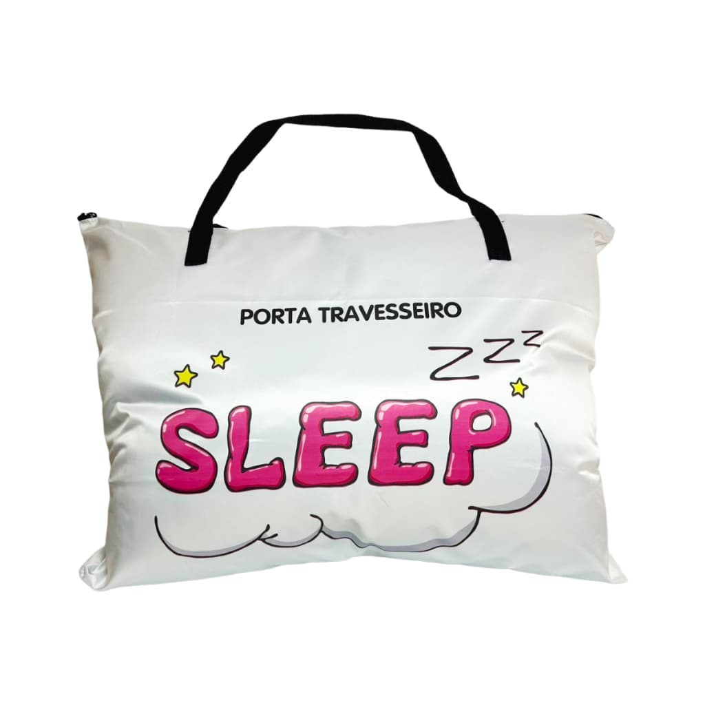 Porta Travesseiro Para Viagem Capa Protetora C/ Alça tam P