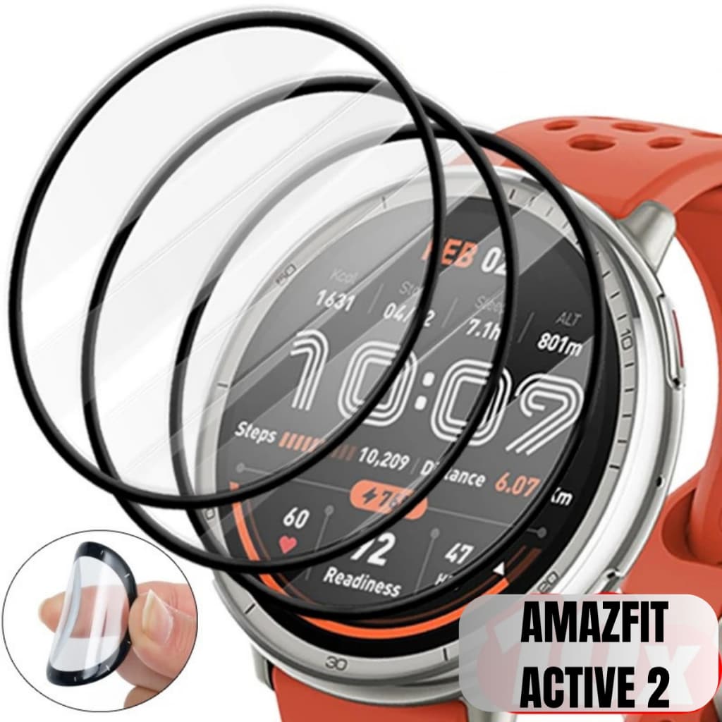 Película Protetora para Smartwatch Amazfit Active 2 Active 1 Relógio