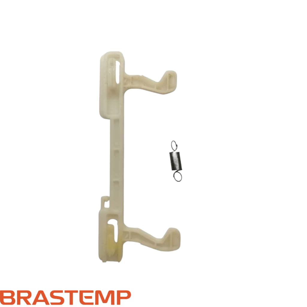 Trinco trava + mola  da Porta Micro-ondas Brastemp BMS45 Original