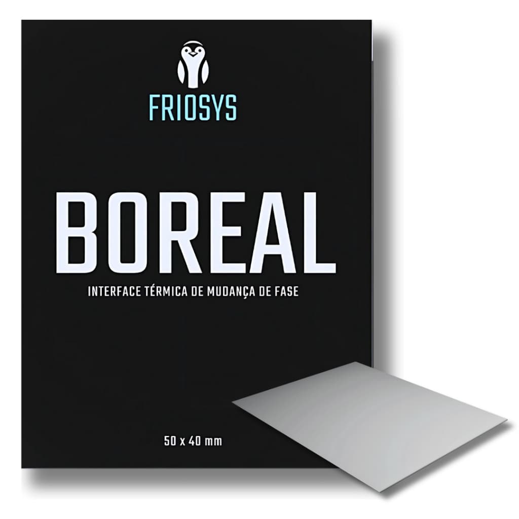 Friosys Boreal Interface Térmica de Mudança de Fase PCM CPU GPU Consoles