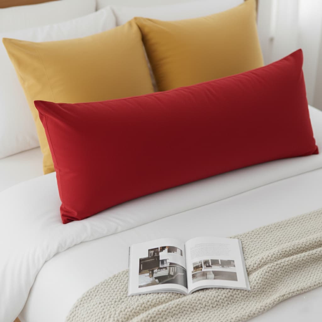 Kit 2 Fronha Para Travesseiro De Corpo Xuxão 1,40x40 Gestante Redutor de Estresse