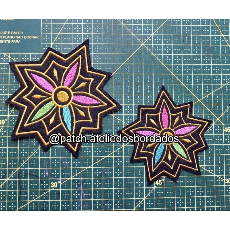 Patch bordado termocolante guerreiras do k pop mandala Rumi