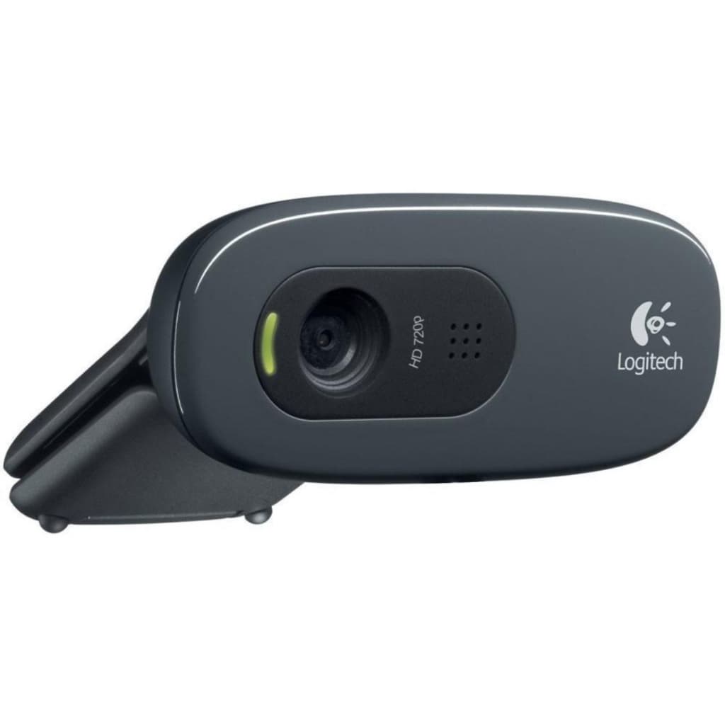 Webcam Logitech C270 HD 720p Microfone Integrado USB Profissional