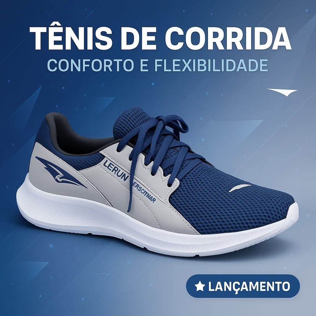 Tênis Masculino Casual Corrida Caminhada Academia Leve Confortável Amortecimento Suave 38-43