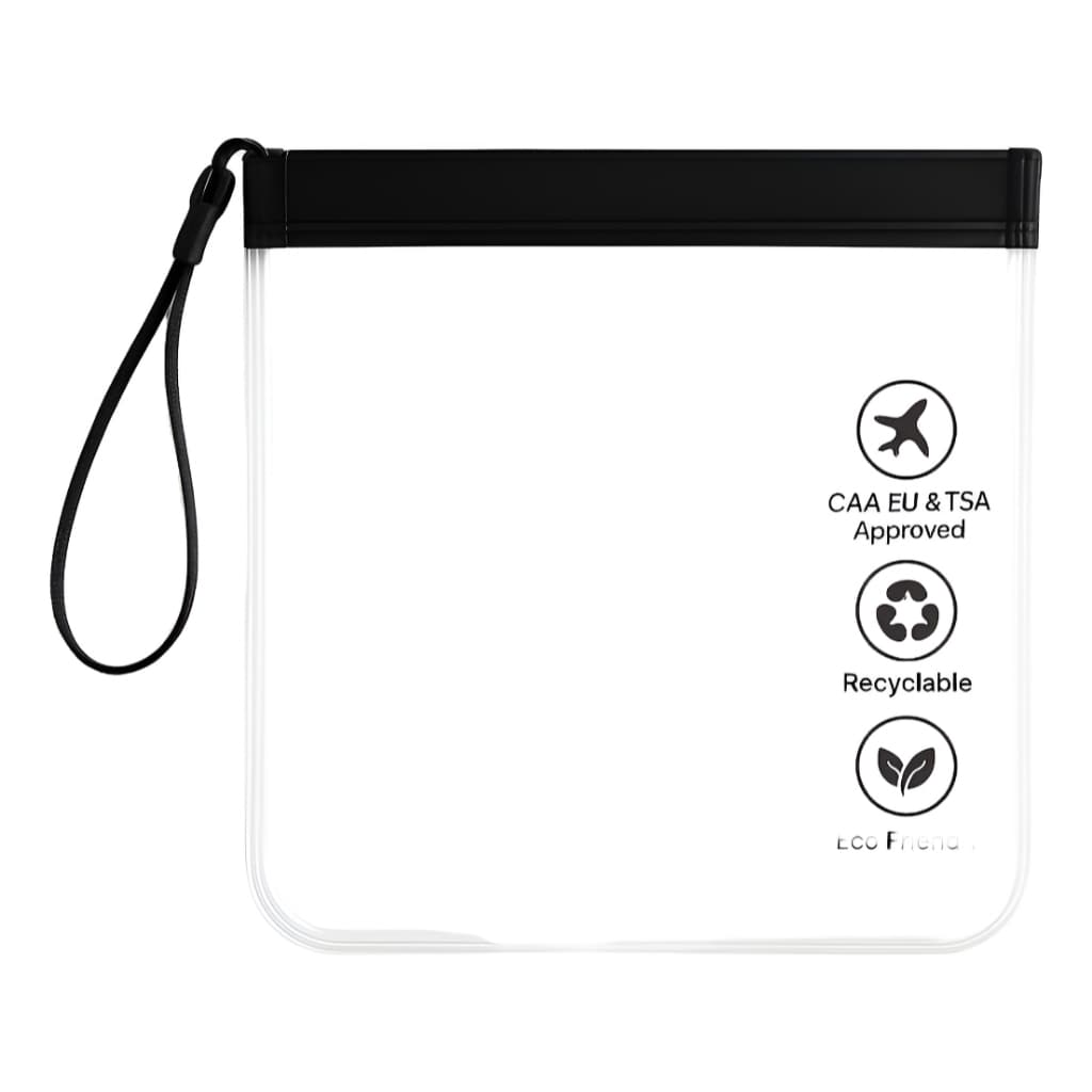Saquinho Bolsa Zip Lock Aeroporto Viagem Internacional Transparente