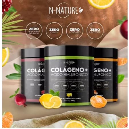 Colágeno Hidrolisado Premium Original com Vitamina C Frete Mais Rapido Da Shopee Receba Em 2 Dias
