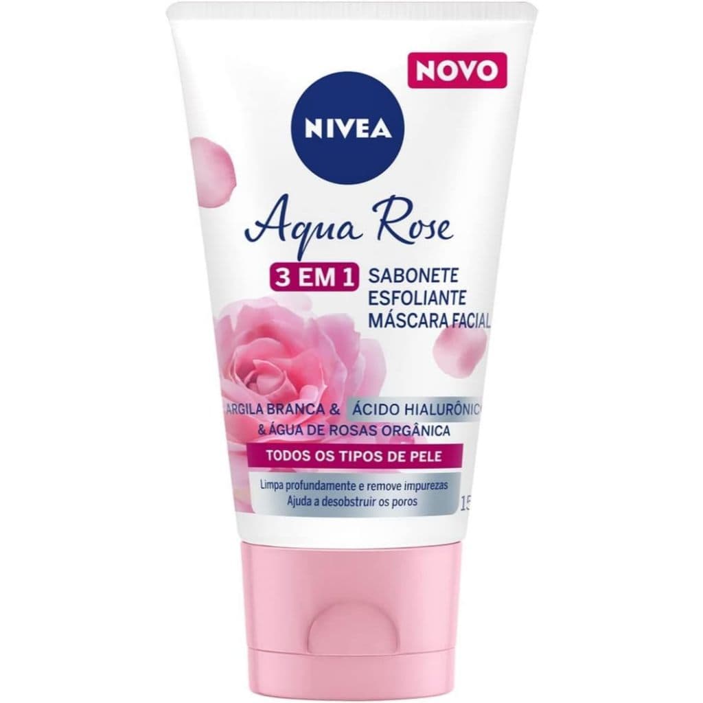Nivea Sabonete 3 em 1 Aqua Rose 150ml