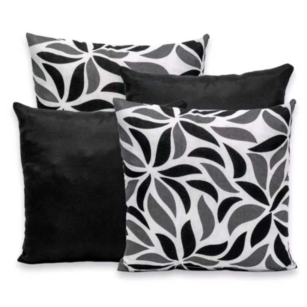 Capas De Almofadas 4 Unidades  para sala e sofá Kit Jogos Decorativas Envio Já Estampadas E Lisas