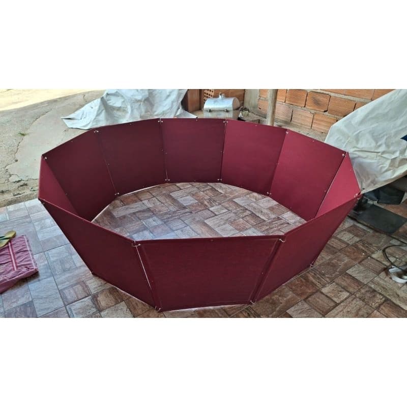 Tambor Rebolo de 10 placas dobrável