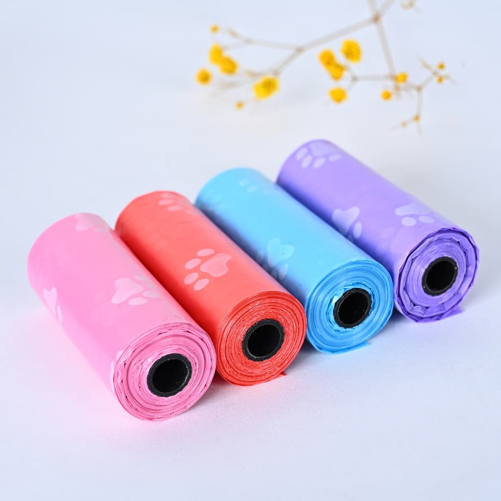 12 Rolinhos Refil de Lixo Pet: Saquinhos para Cachorro, Gato e Coco