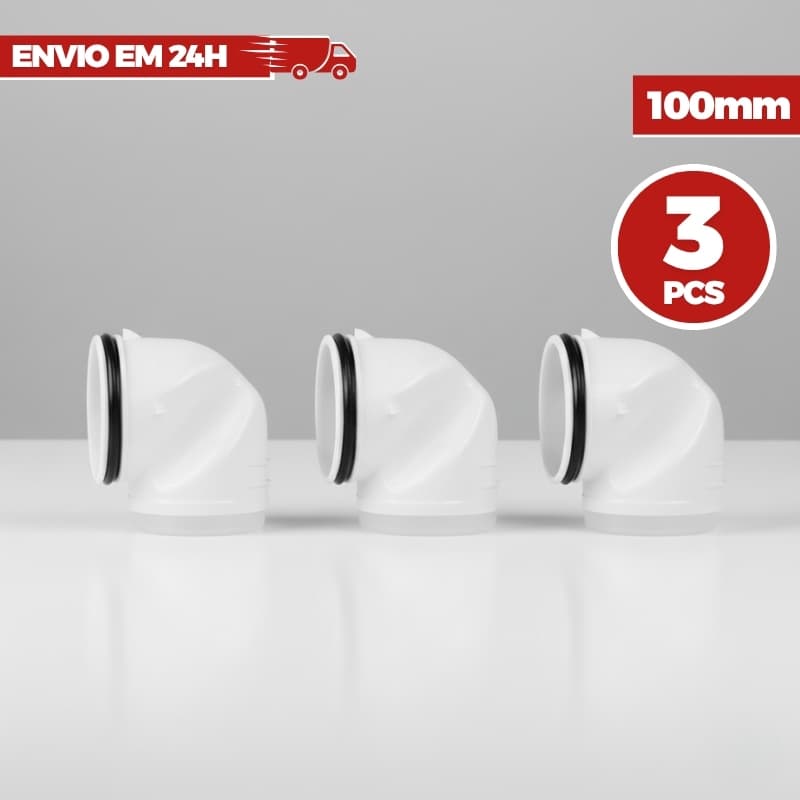3 Sifão Sifonagem Copinho Ralo Para Caixa Sifonada Amanco 100mm