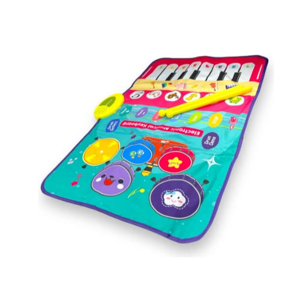 Tapete Interativo Para Bebês Em Desenvolvimento Sons Seguro Impermeável