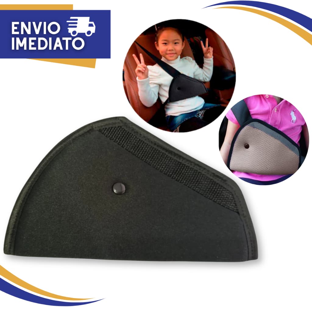 Ajustador Protetor Almofada Cinto de Segurança Carro Infantil.