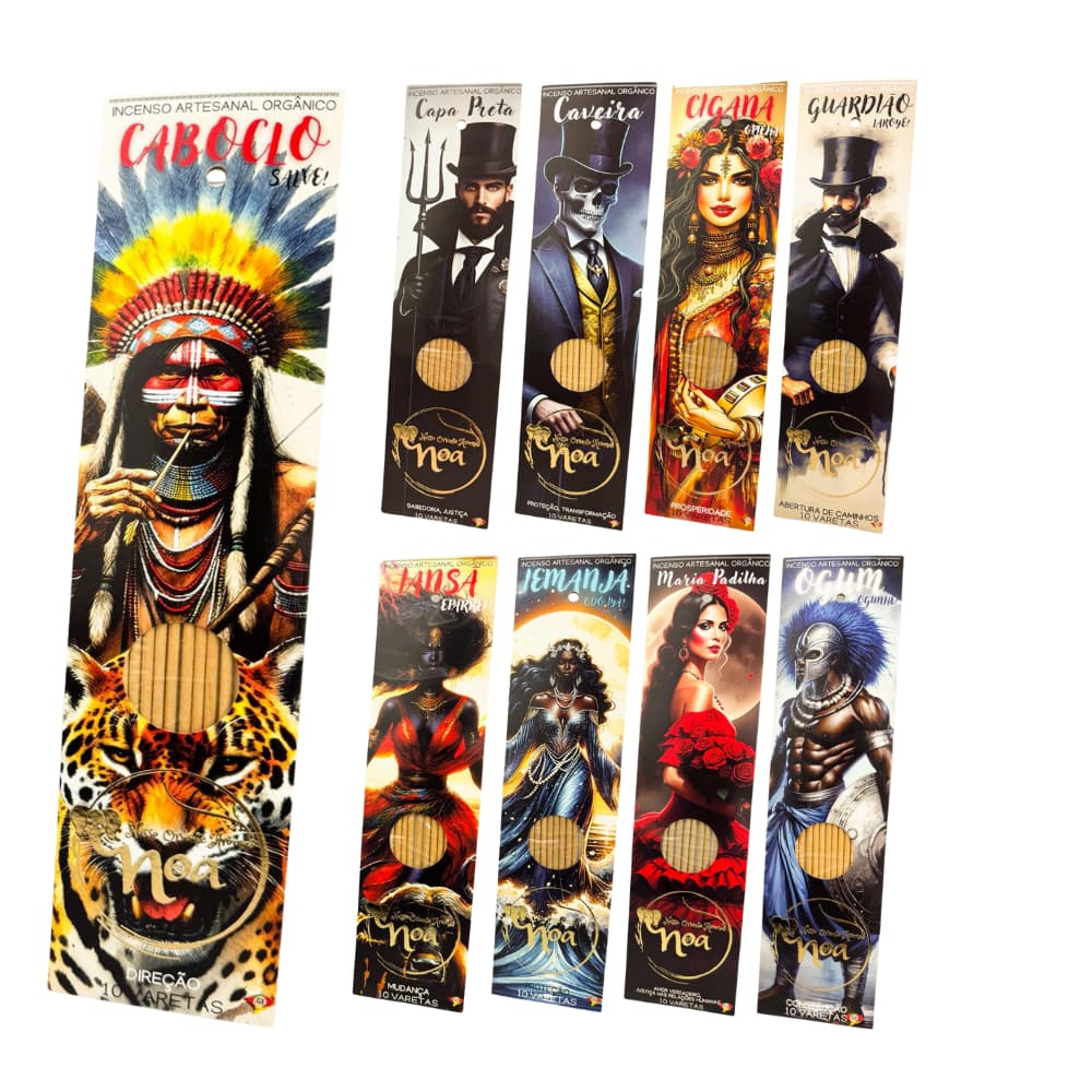 Incenso Orgânico Orixás/Guardiões - Noa 100% Natural