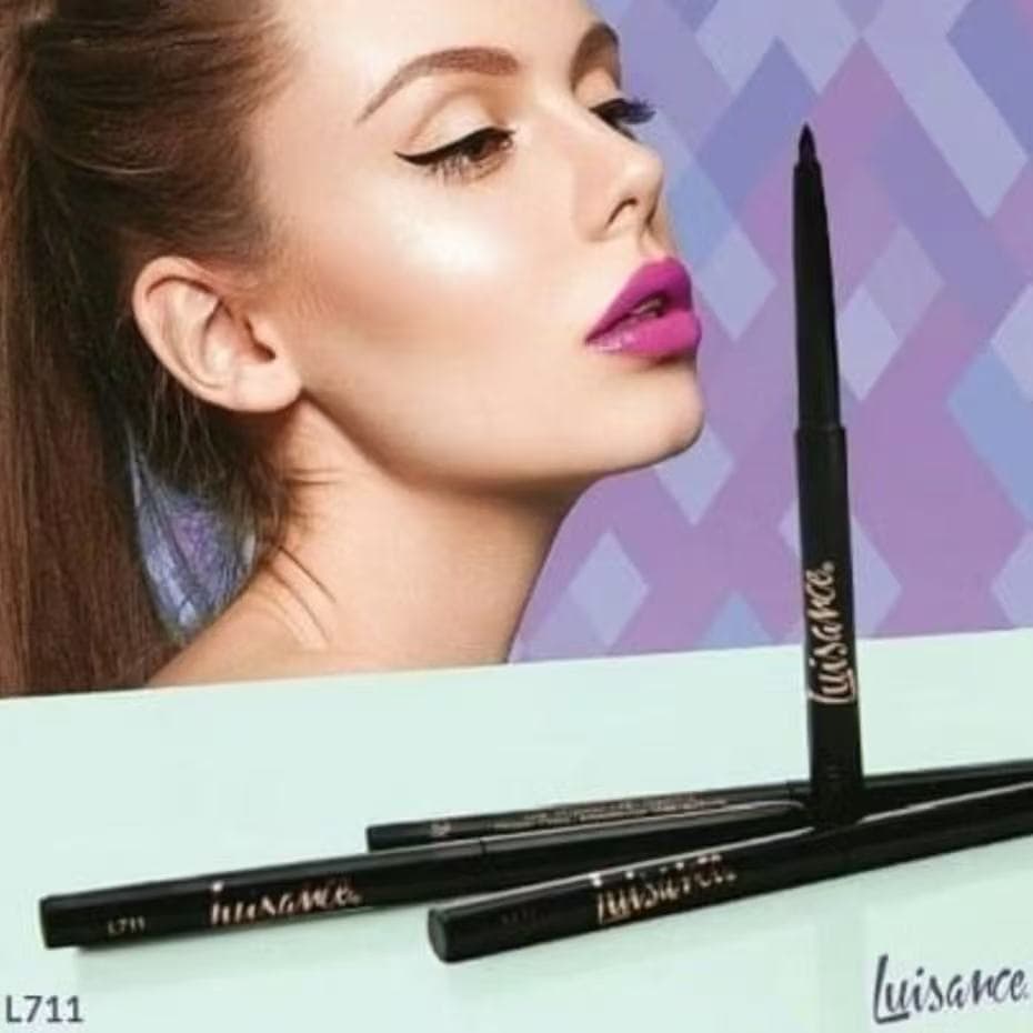kit 3 pc Lápis Retrátil Delineador Soft Line Preto L-711 Luisance
