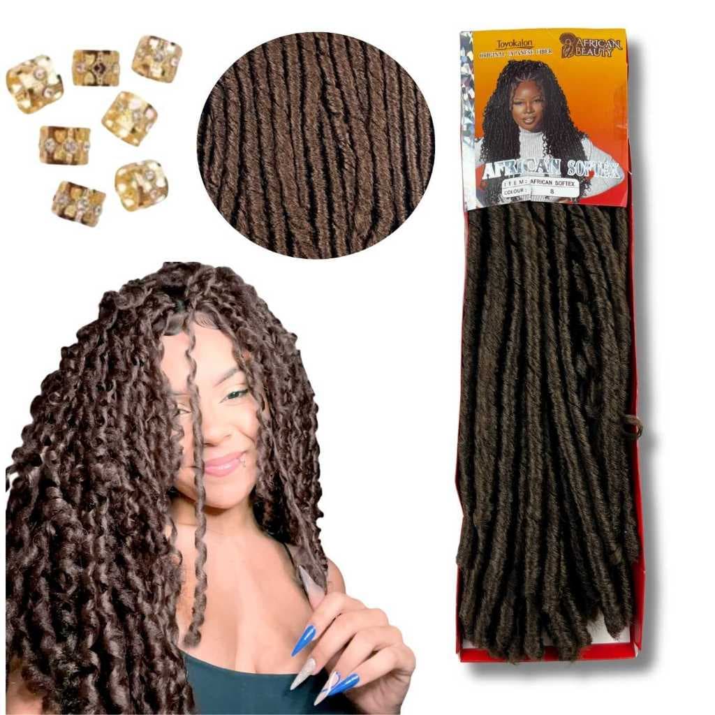 Cabelo Sintético Nina/Aline African Beauty Crochet Braid