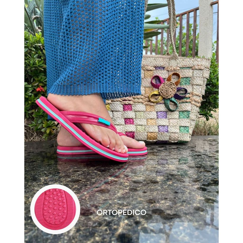 Chinelo Sandália Ortopédica Feminino Confort Antiaderente Macia e Confortável Envio Imediato