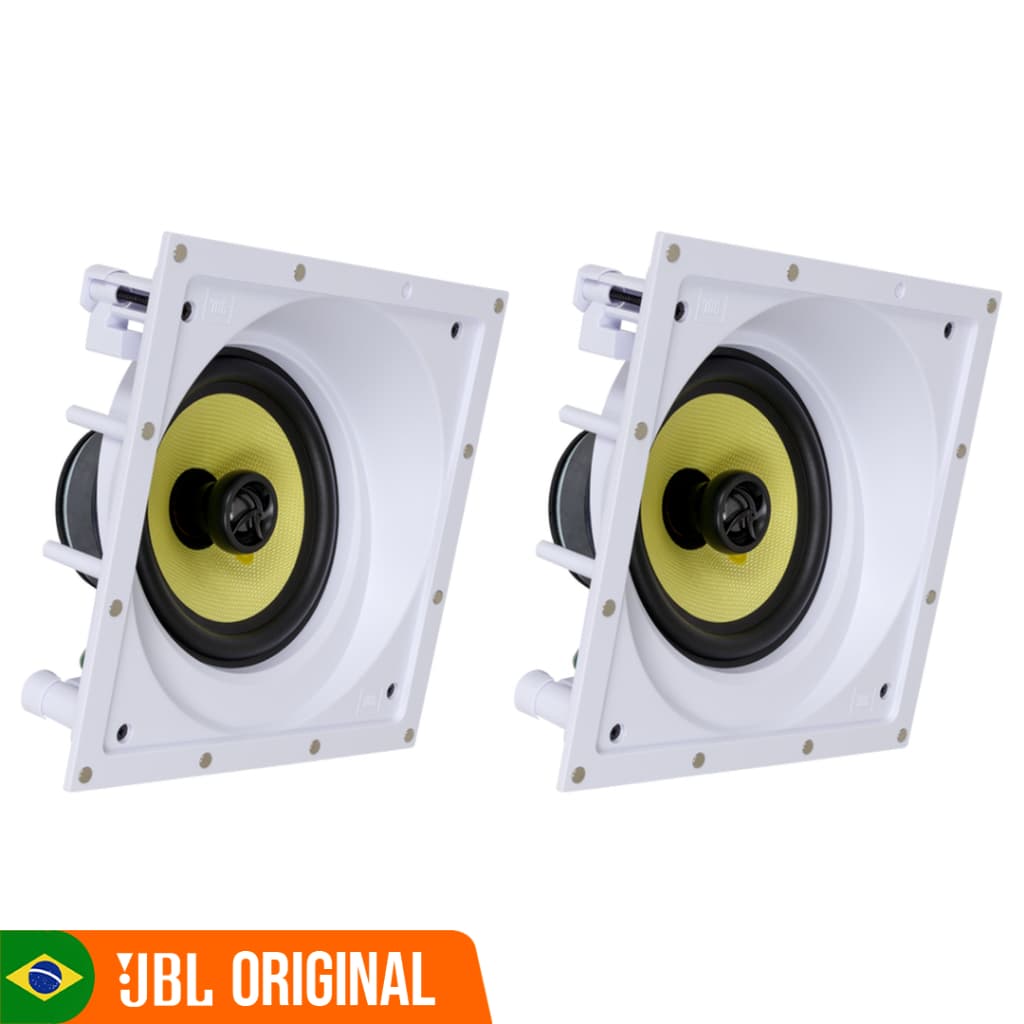 Par Arandelas JBL CI6SA Plus Quadrada Angulada 160W RMS