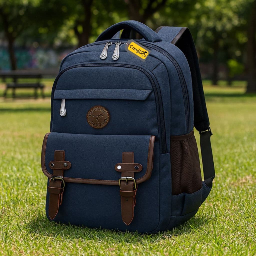 Mochila Masculina Feminina Lona Notebook Escolar Reforçada Faculdade Dia a Dia Trabalho Canguru